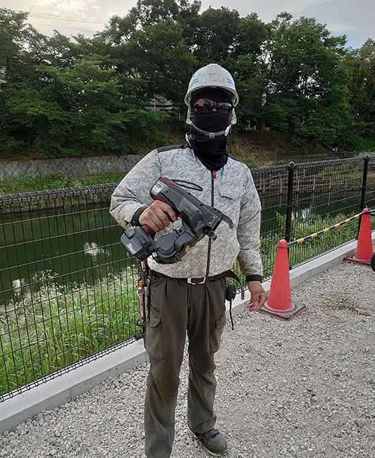 結束が早くて軽いから腕に負担が掛からない！