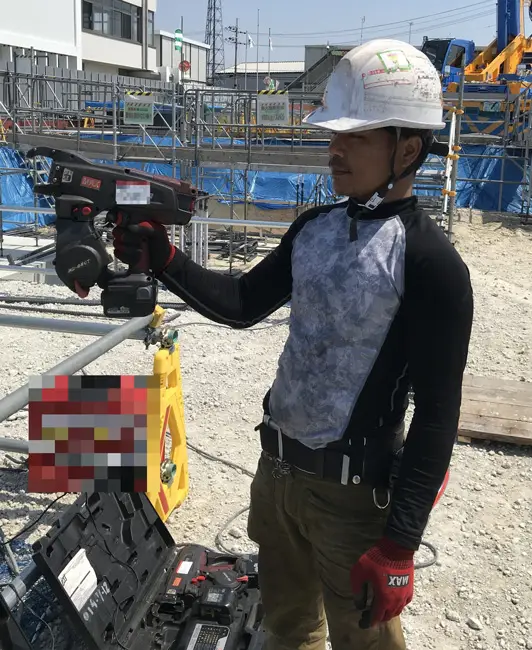 素人に使わせても結束スピードがとても早く作業効率が上がります。