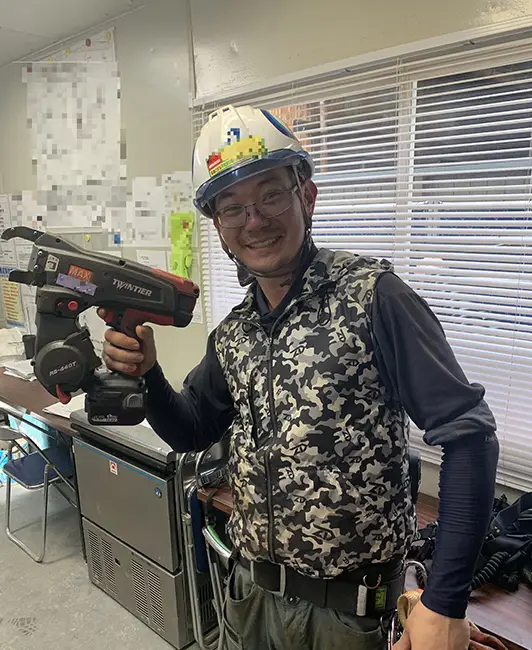 結束するスピード、力が凄くいいです。 仕事の進みがいい。